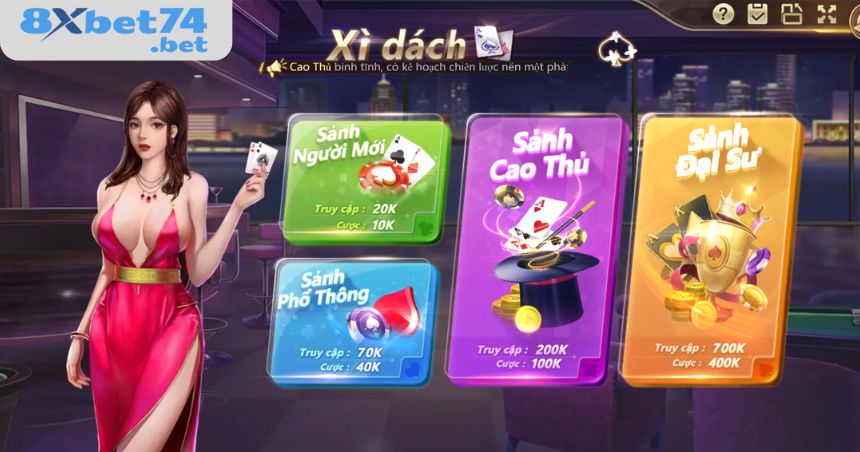 4 cửa cược cụ thể có trong sảnh game xì dách