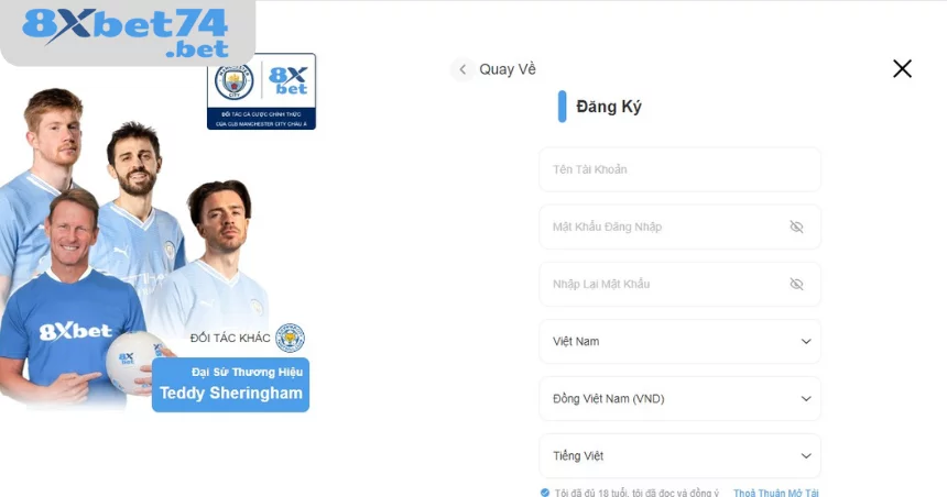 Cần phải đăng ký làm thành viên của 8xbet nếu muốn chơi tại đây