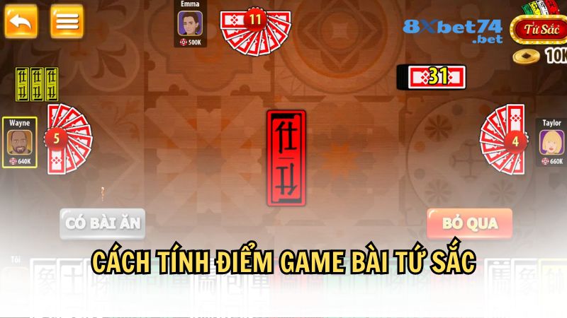 Cách chơi game bài Tứ Sắc tại 8Xbet