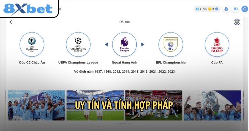 Uy tín của 8Xbet được khẳng định mạnh mẽ